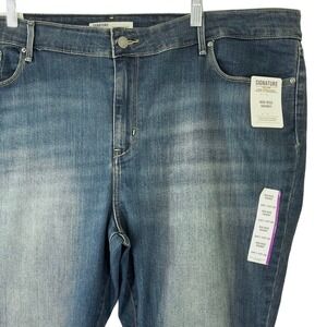 Levi Strauss Signature Gold Mid‎ Rise Skinny Jeans Women's 24M W37 L30 Blue